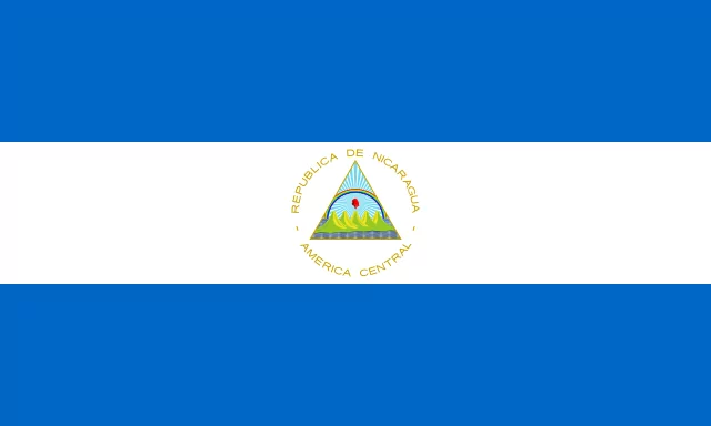Spanish Speaking Countries Flags: Nicaragua Flag